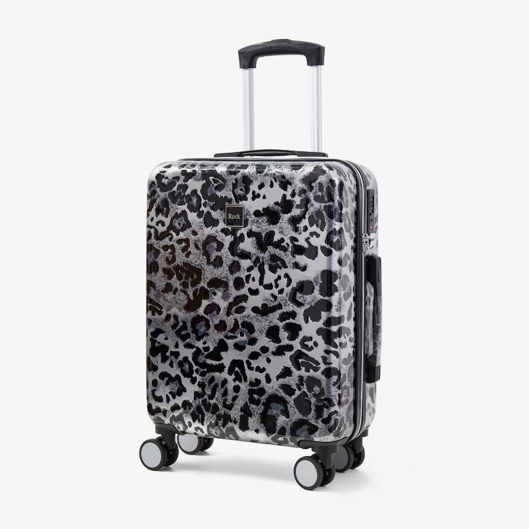 Savannah Small Suitcase in Snow Leopard