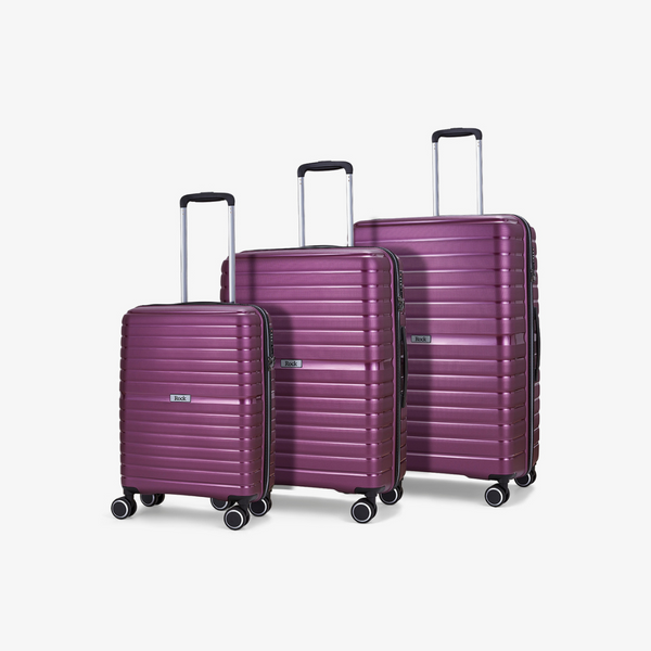 Hydra-Lite Set of 3 Suitcases in Purple