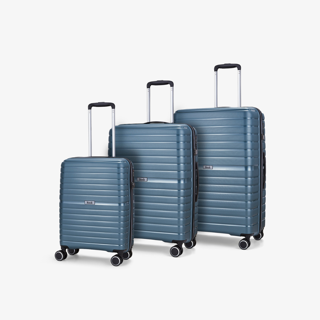 Hydra-Lite Set of 3 Suitcases in Teal