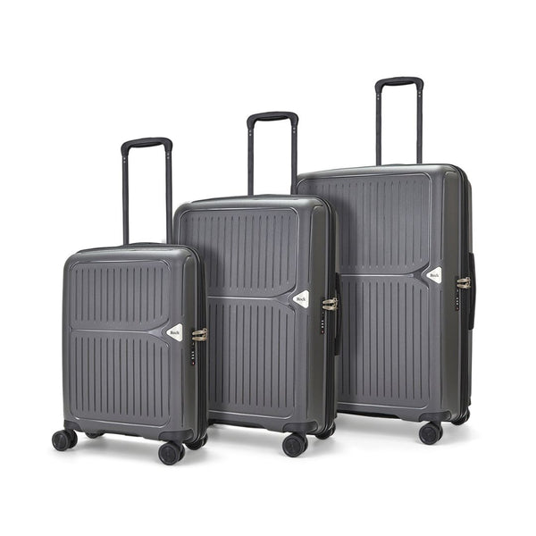 Vancouver Set of 3 Suitcases in Charcoal