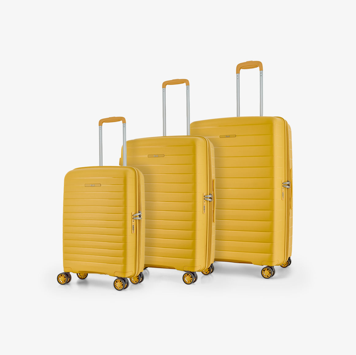Palma Set of 3 Suitcases in Yellow