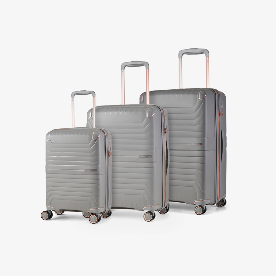 Astrid Set of 3 Suitcases in Grey