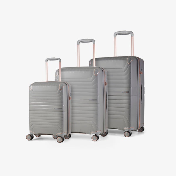 Astrid Set of 3 Suitcases in Grey
