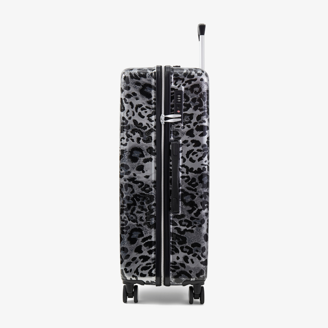 Savannah Set of 3 Suitcases in Snow Leopard