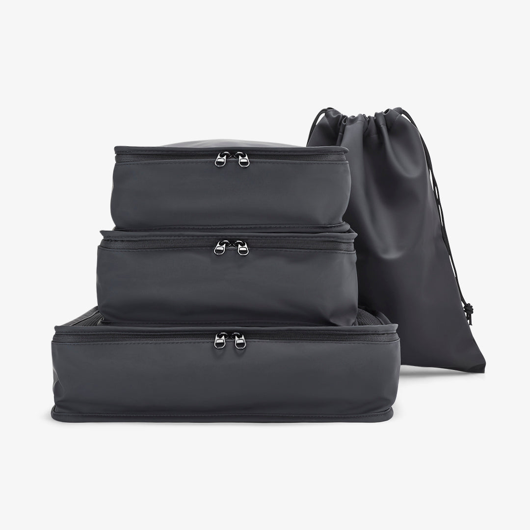 Packing Cubes Set of 4 in Black