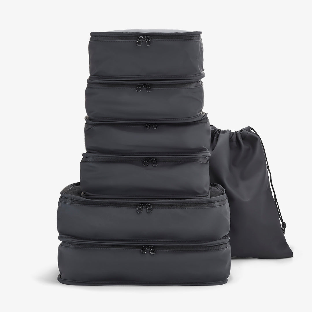 Packing Cubes Set of 7 in Black