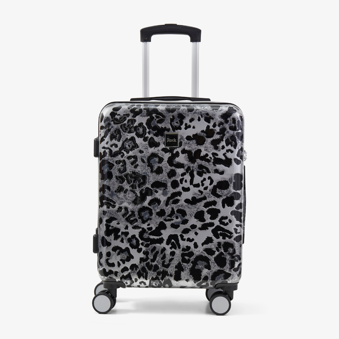 Savannah Small Suitcase in Snow Leopard