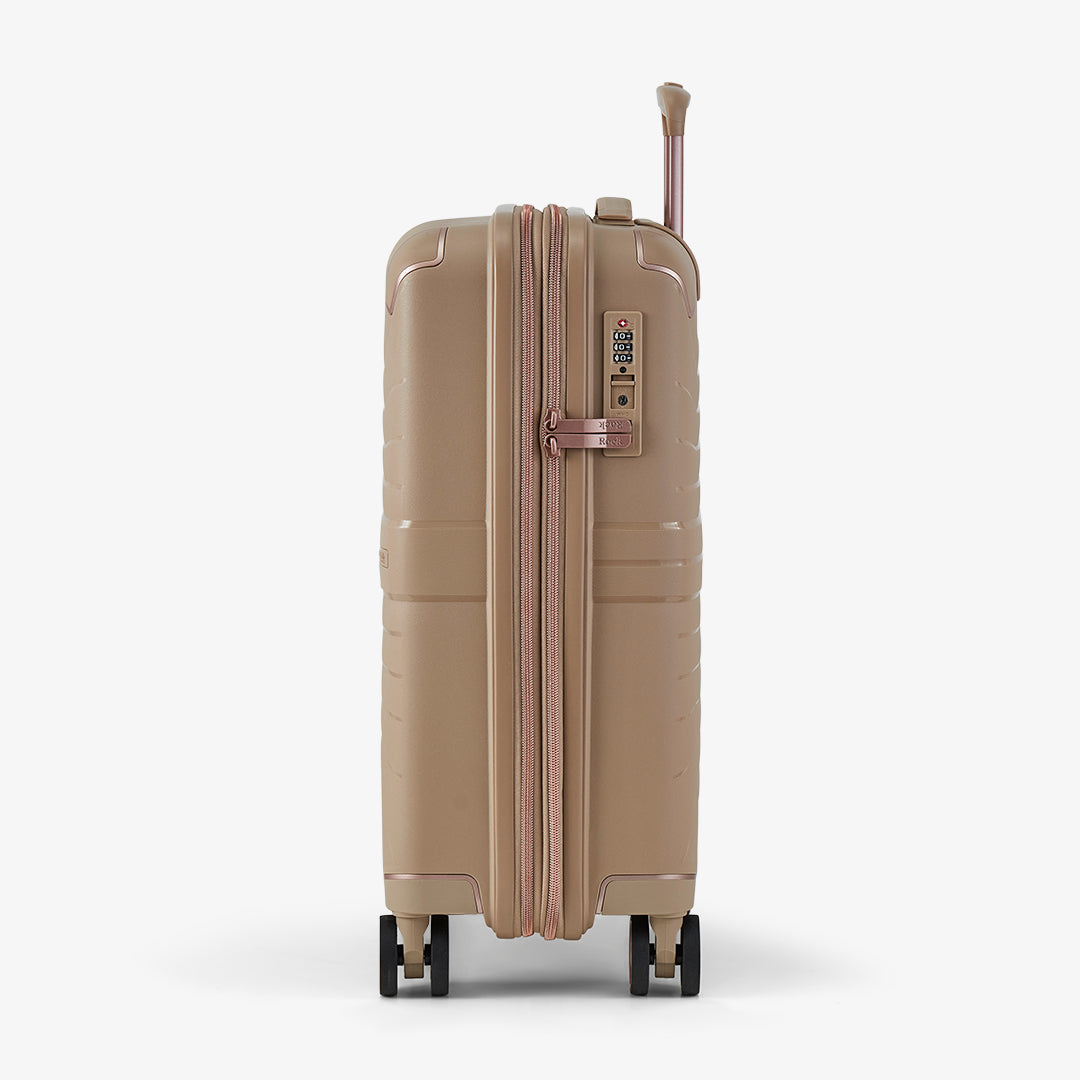 Astrid Small Suitcase in Beige