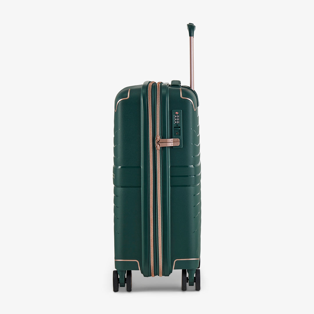 Astrid Small Suitcase in Dark Green