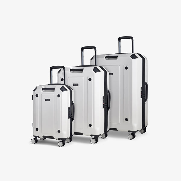 Alpine Set of 3 Suitcases in White