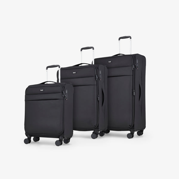 Harper Set of 3 Suitcases in Black