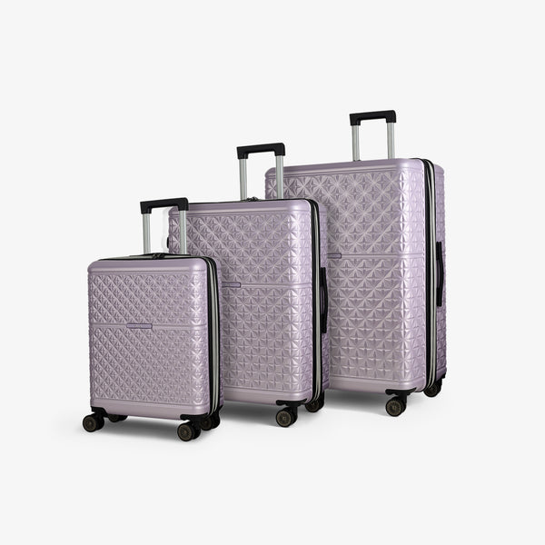 Maya Set of 3 Suitcases in Lilac