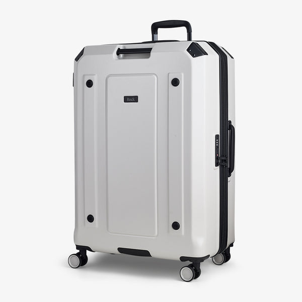 Alpine Large Suitcase in White