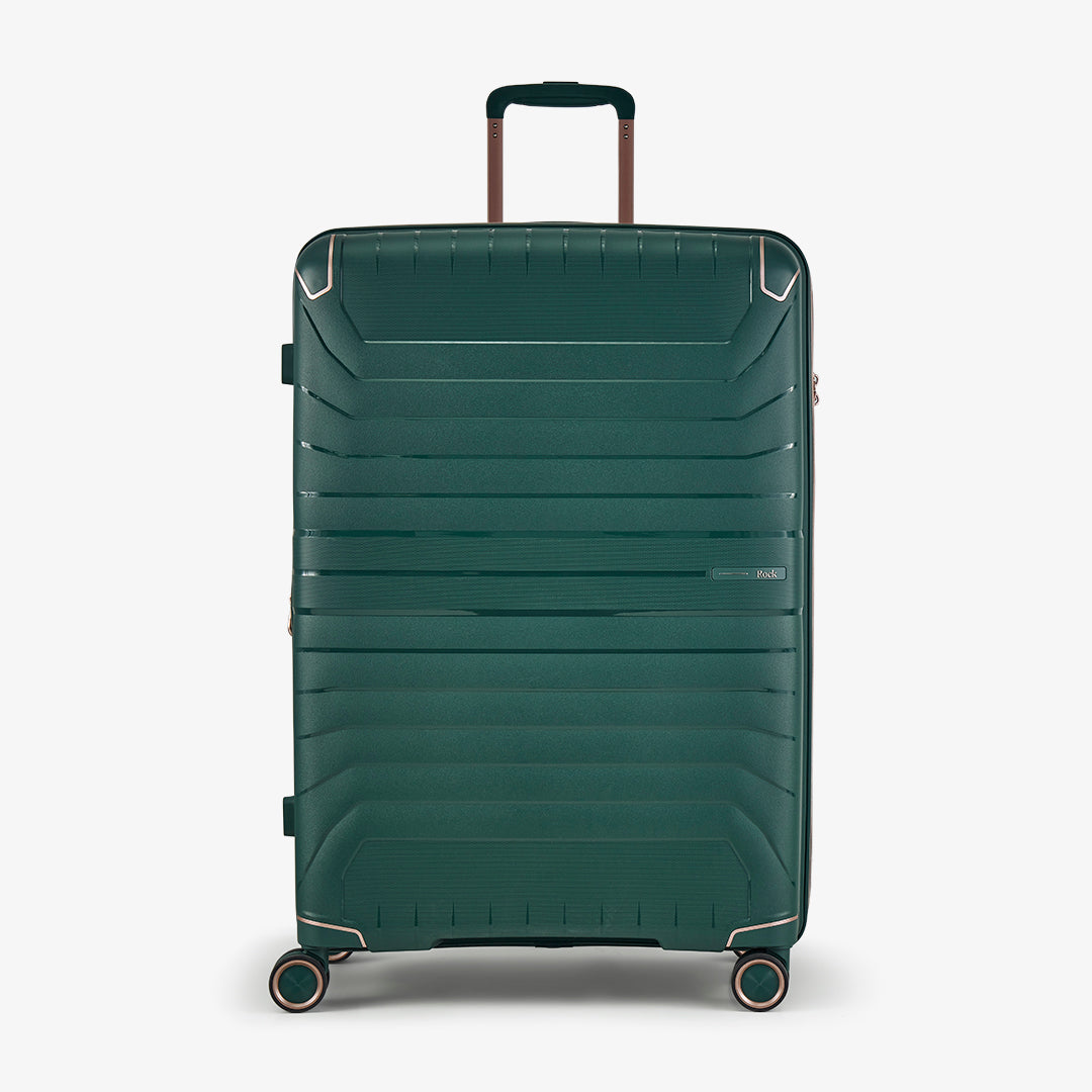 Astrid Set of 3 Suitcases in Dark Green