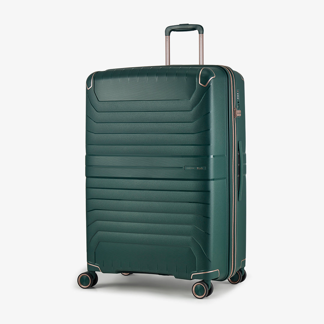 Astrid Set of 3 Suitcases in Dark Green