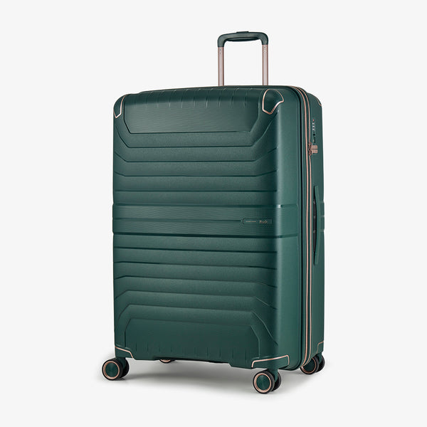 Astrid Large Suitcase in Dark Green