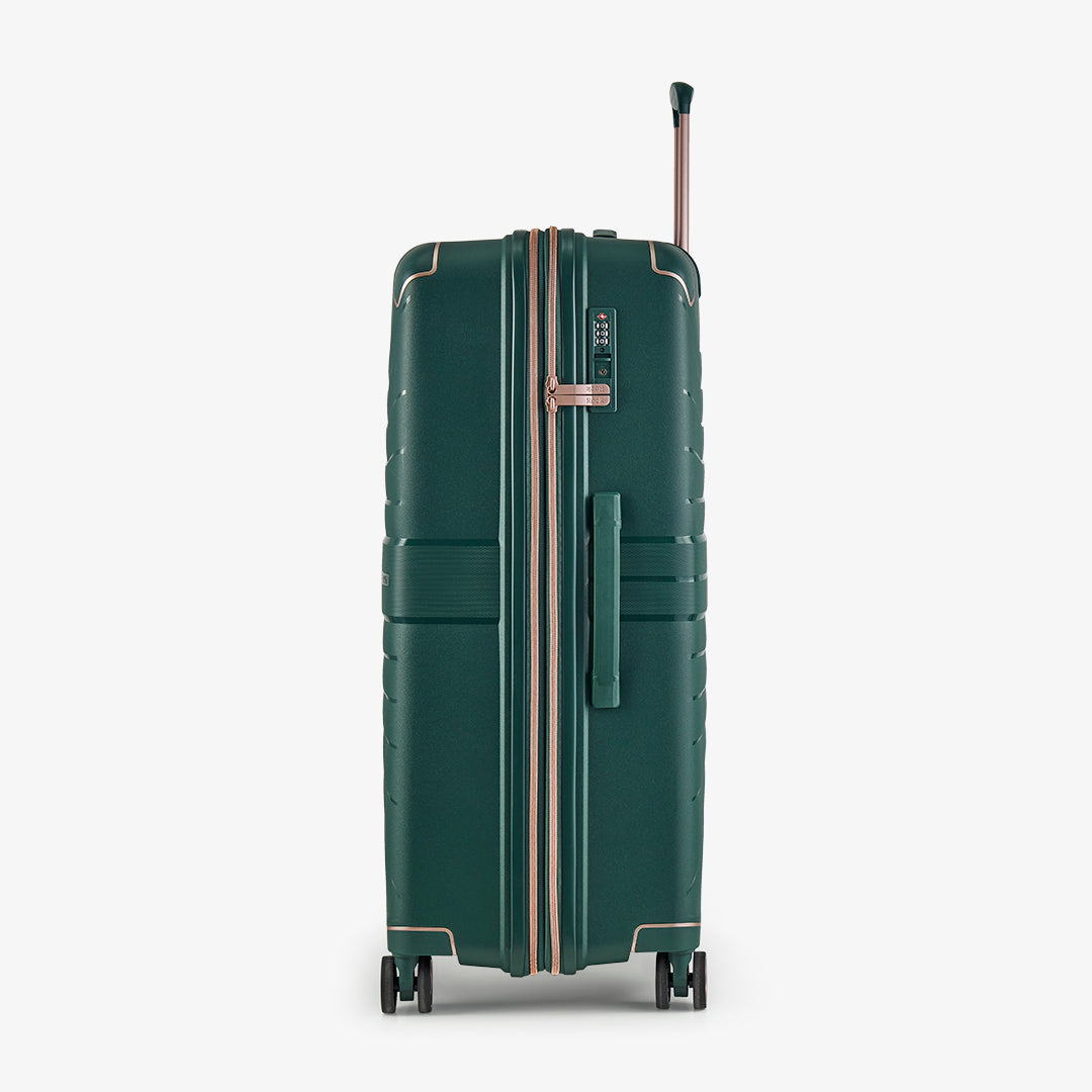 Astrid Set of 3 Suitcases in Dark Green
