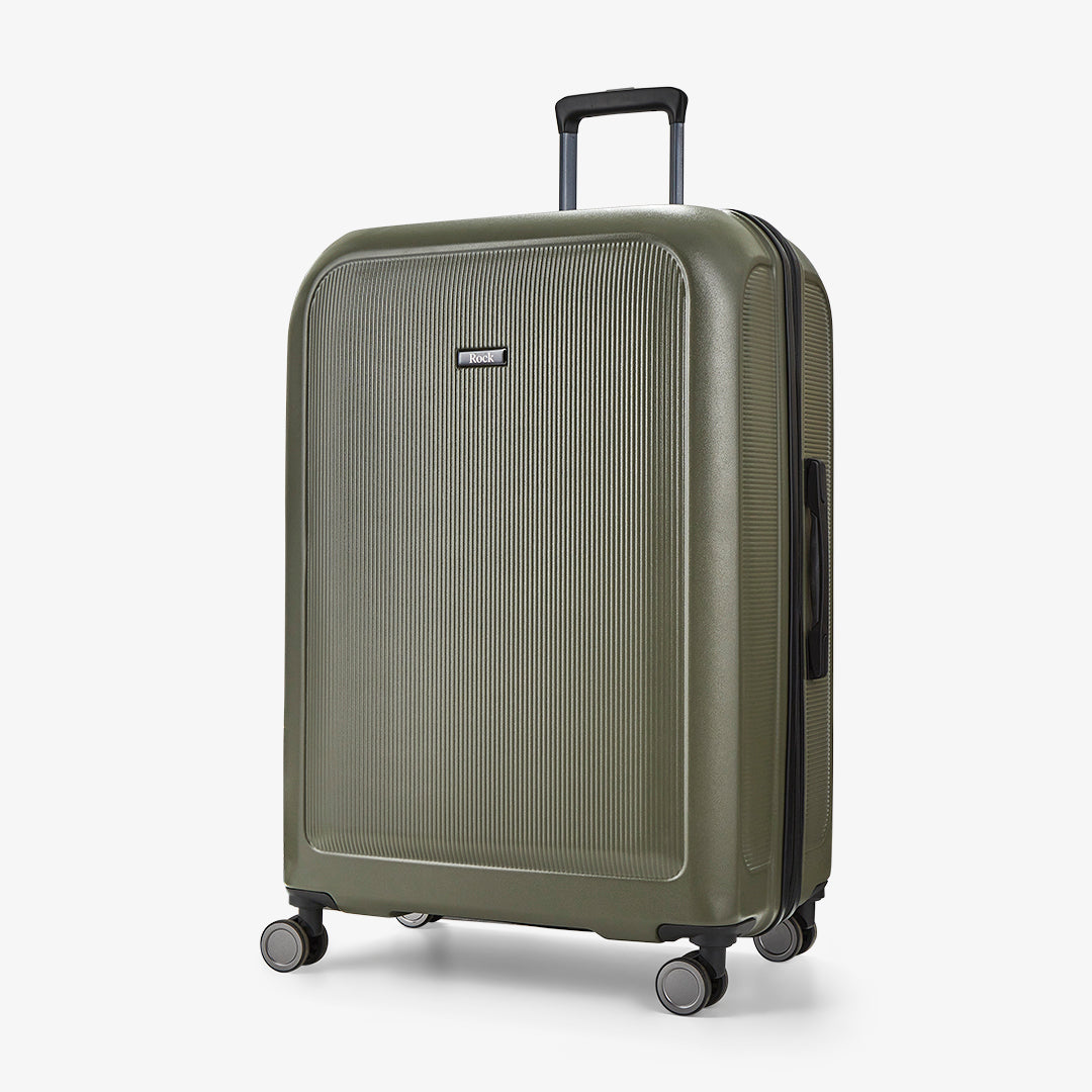 Austin Large Suitcase in Olive Green