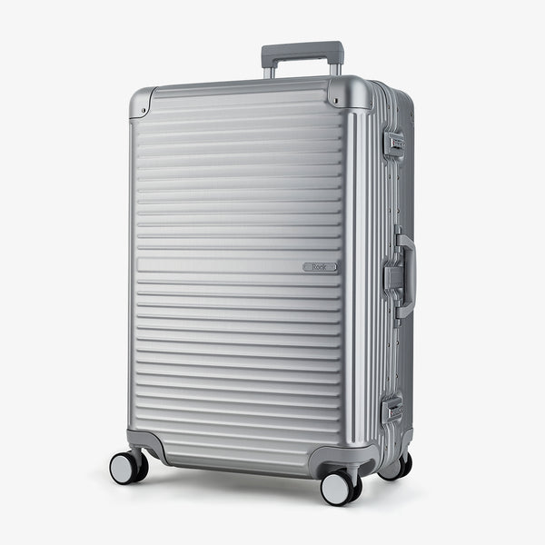 Axel Large Suitcase in Silver