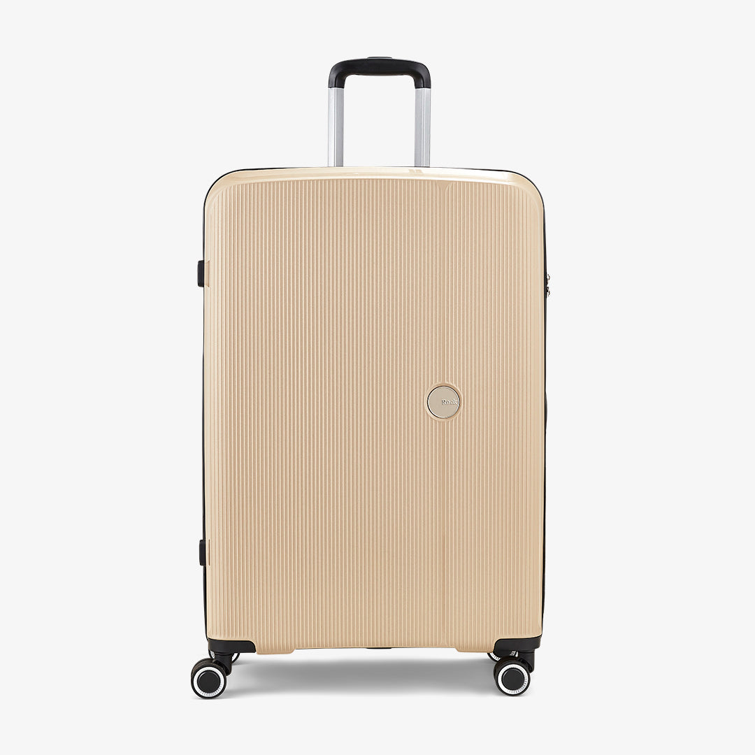 Hudson Set of 3 Suitcases in Champagne