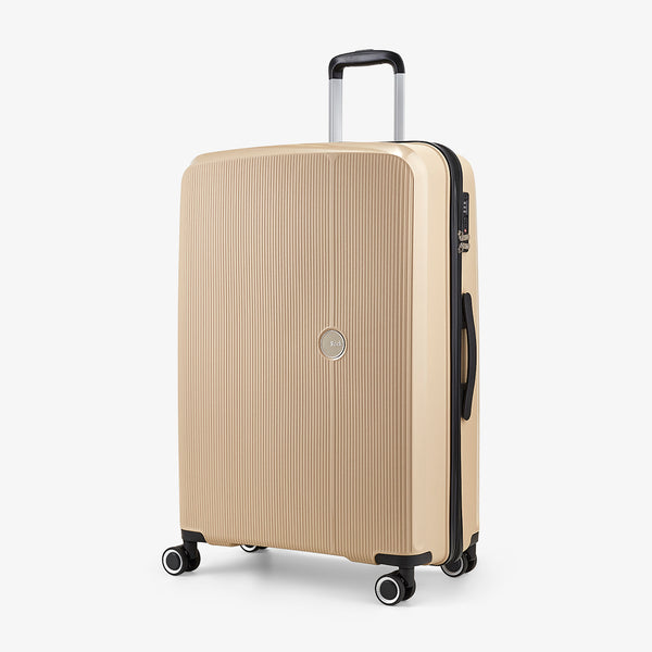 Hudson Large Suitcase in Champagne
