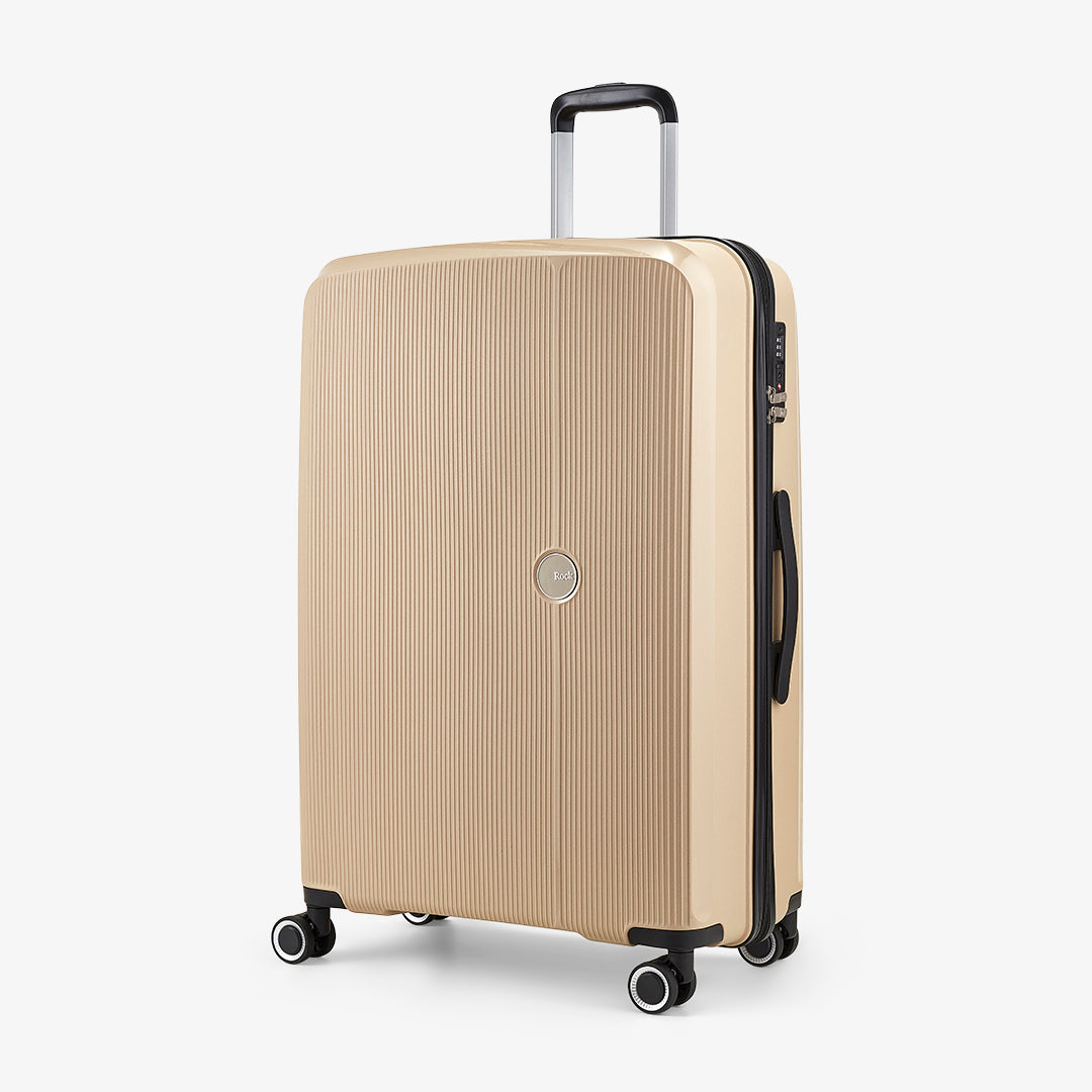 Hudson Set of 3 Suitcases in Champagne