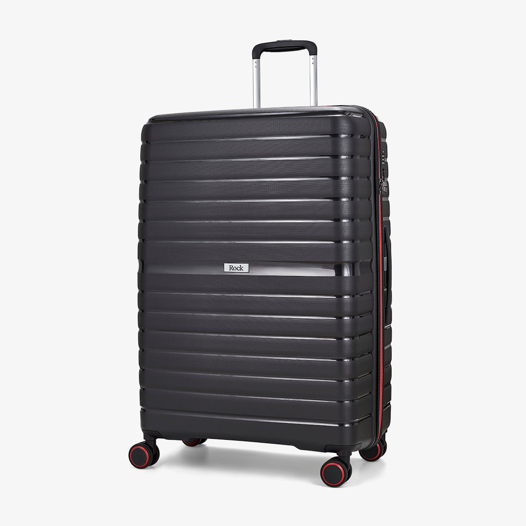 Hydra-Lite Set of 3 Suitcases in Black