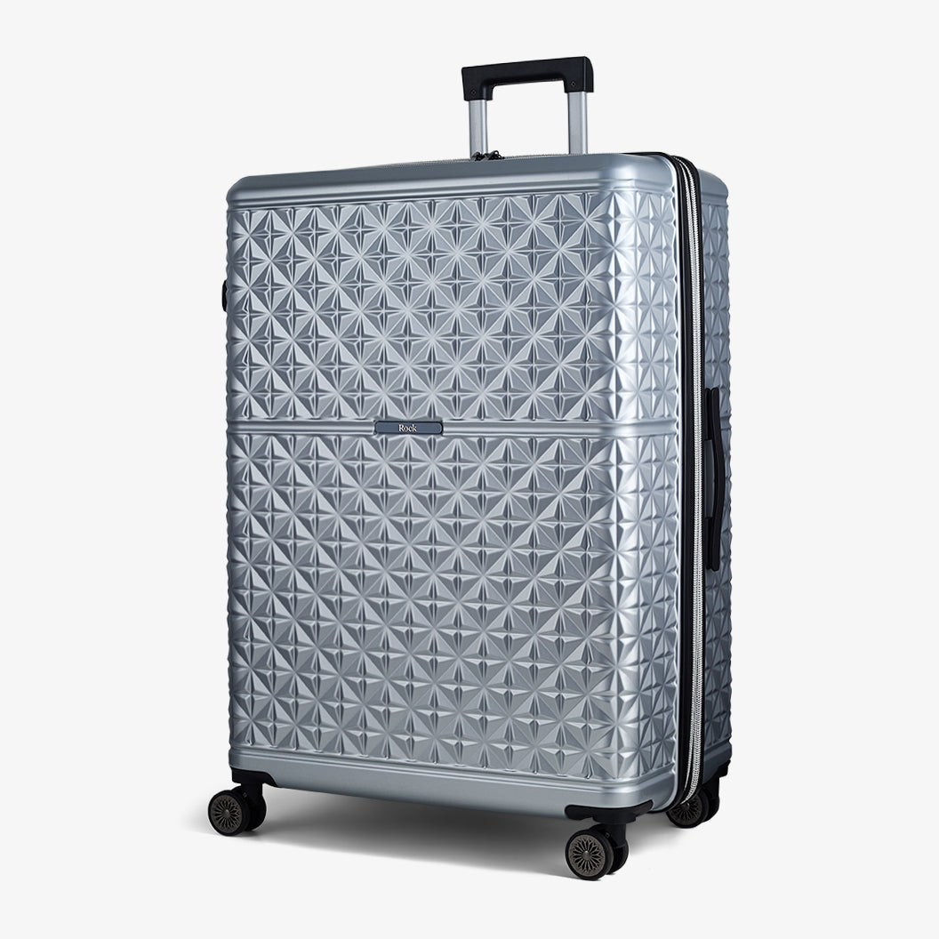 Maya Set of 3 Suitcases in Silver