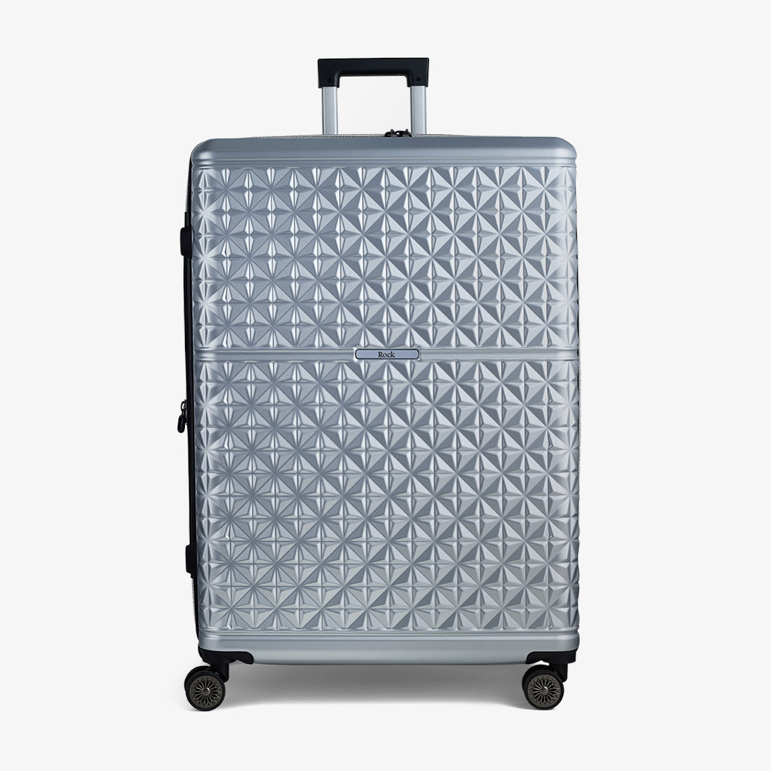 Maya Set of 3 Suitcases in Silver