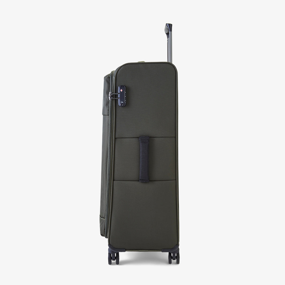 Paris Large Suitcase in Olive Green