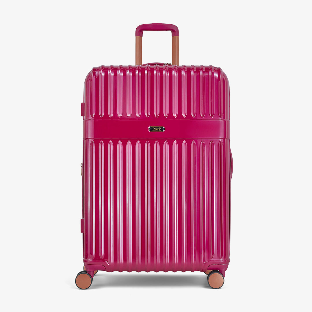 Selene Set of 3 Suitcases in Magenta Pink