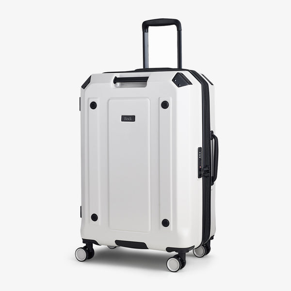Alpine Medium Suitcase in White