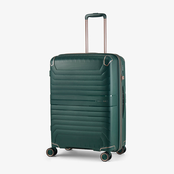 Astrid Medium Suitcase in Dark Green