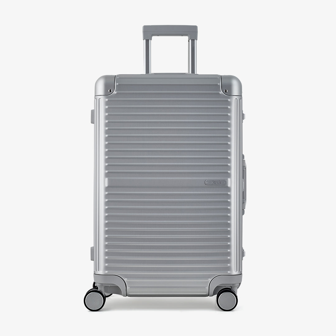 Axel Medium Suitcase in Silver
