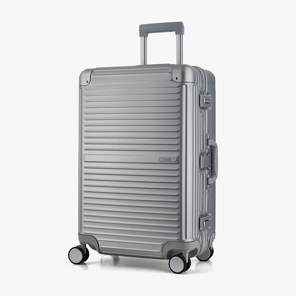 Axel Medium Suitcase in Silver