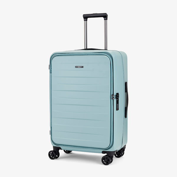 Eden Medium Suitcase in Seafoam Blue