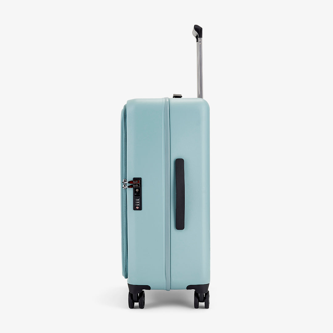 Eden Medium Suitcase in Seafoam Blue