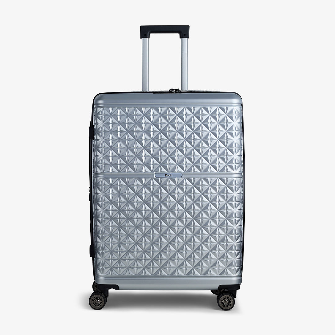 Maya Medium Suitcase in Silver