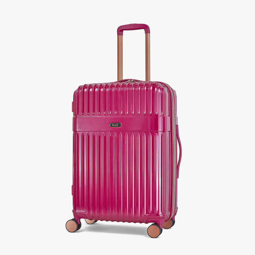 Selene Medium Suitcase in Magenta Pink