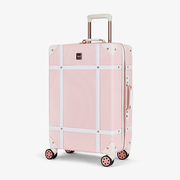 Vintage Medium Suitcase in Baby Pink