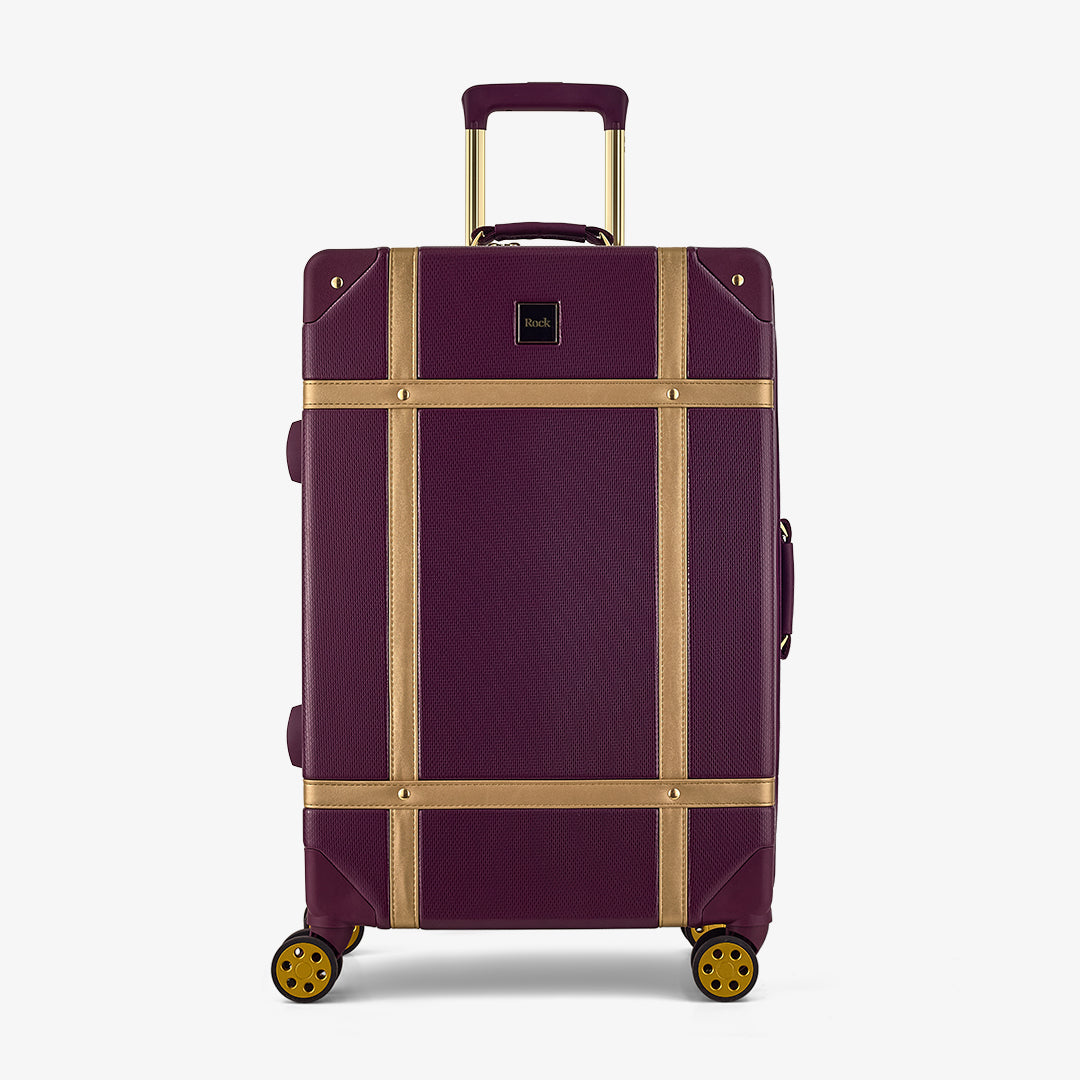 Vintage Medium Suitcase in Fig