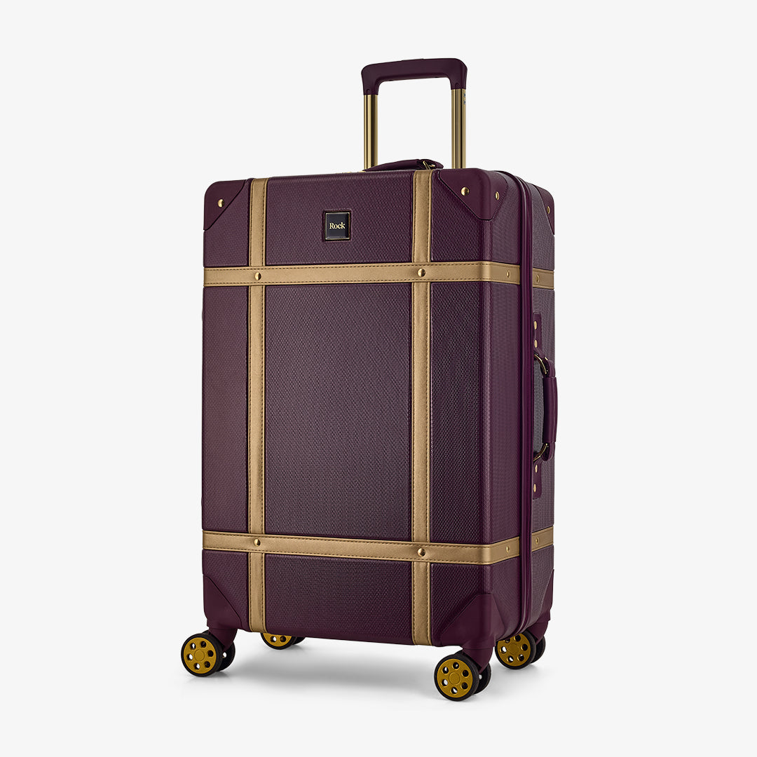 Vintage Medium Suitcase in Fig