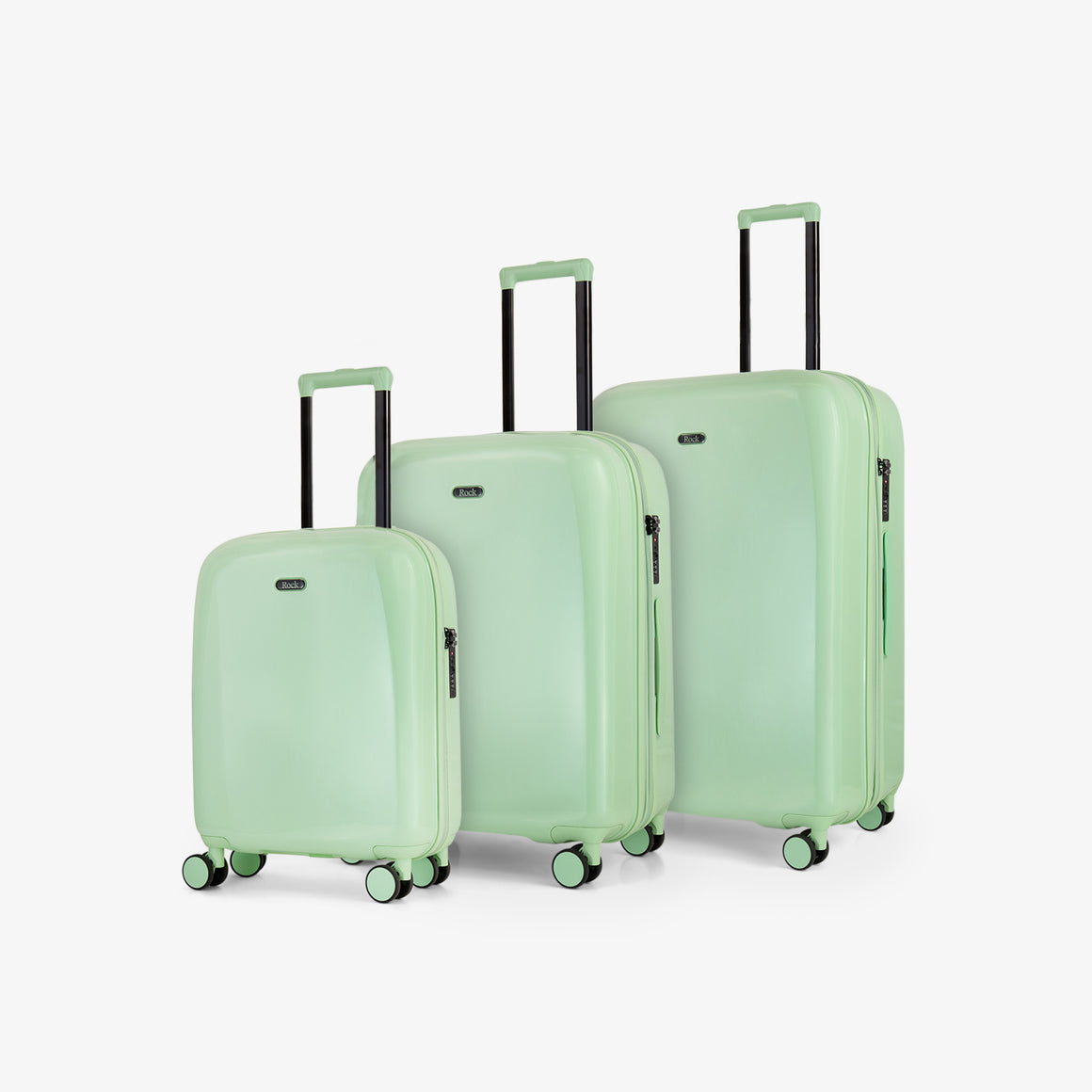 Gelato Set of 3 Suitcases in Pistachio