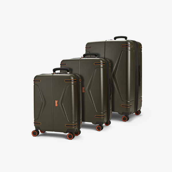 Genesis Set of 3 Suitcases in Khaki
