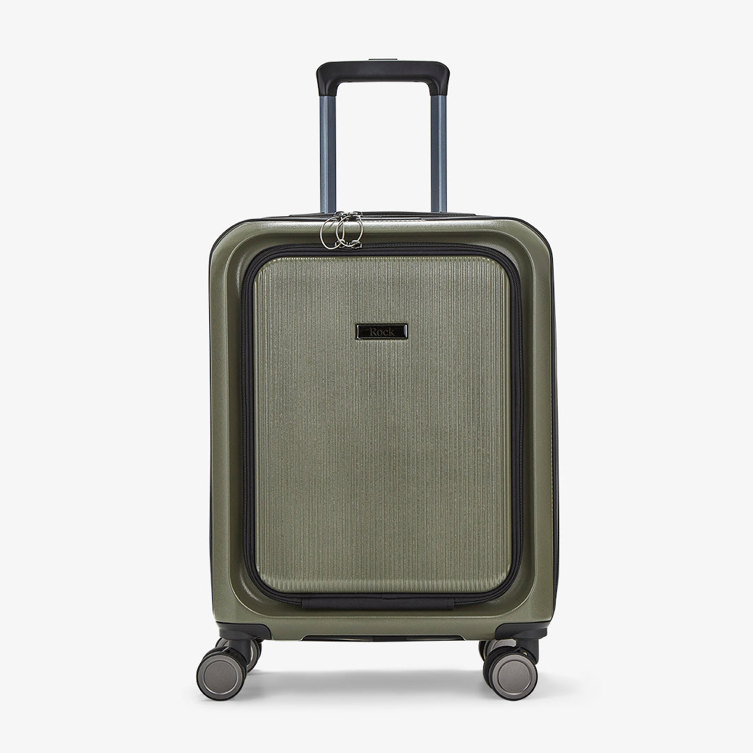 Austin Small Suitcase in Olive Green