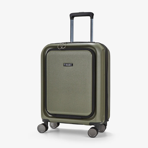 Austin Small Suitcase in Olive Green