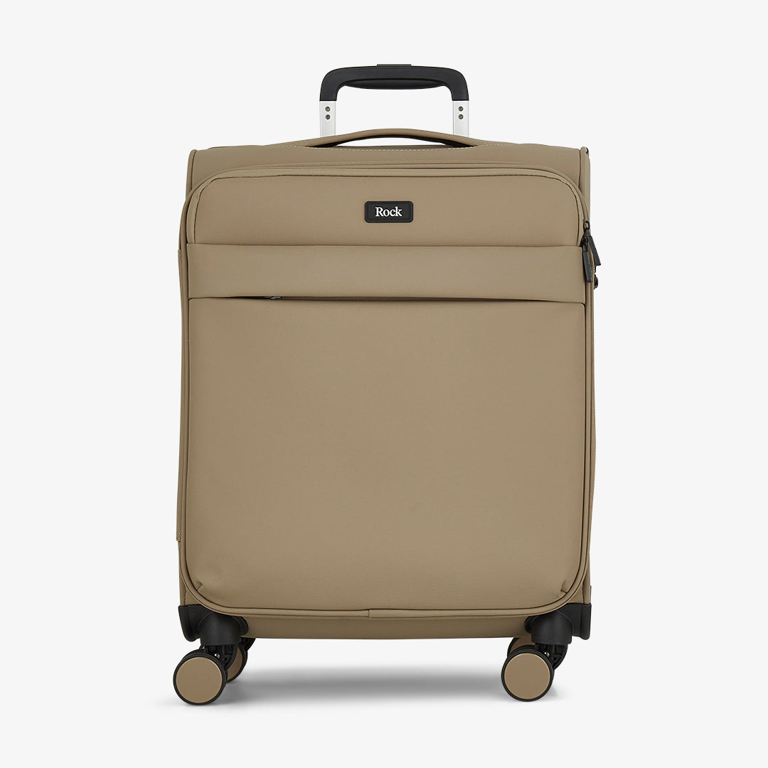 Harper Small Suitcase in Beige