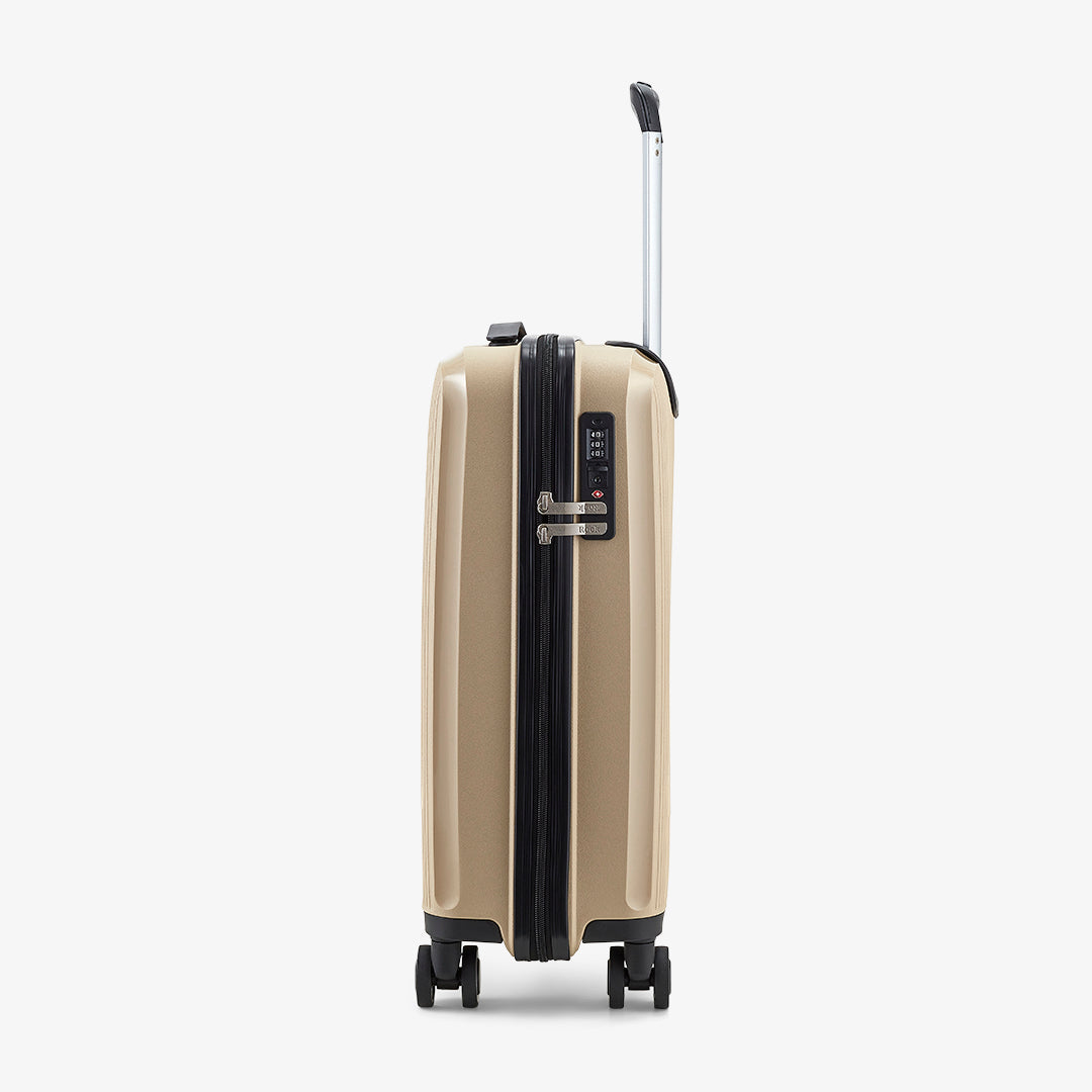 Hudson Small Suitcase in Champagne