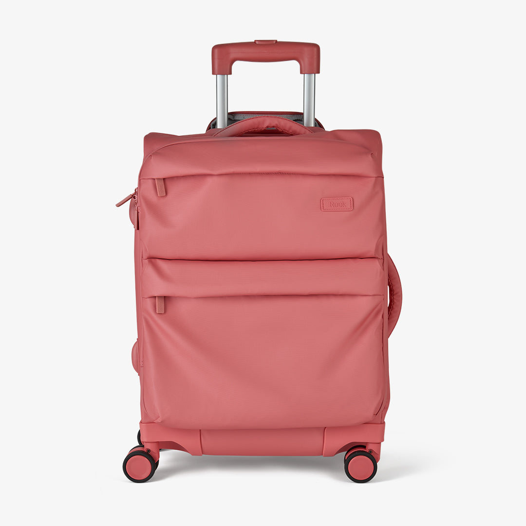 Juniper Small Suitcase in Coral