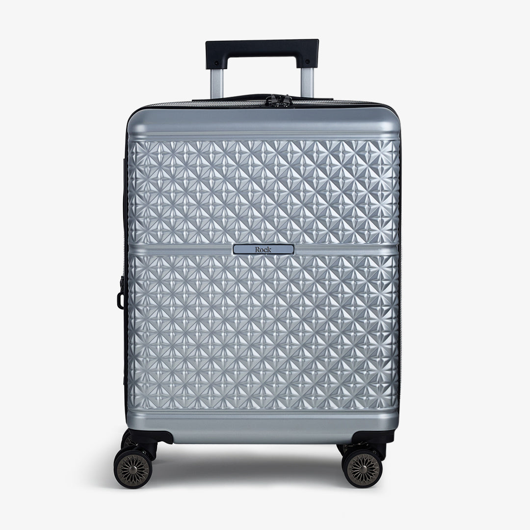Maya Small Suitcase in Silver